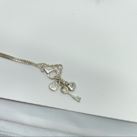 Fossil Crystal Inlay Crystal Disco Ball Pendant Silver Tone Necklace - Picture 5 of 5